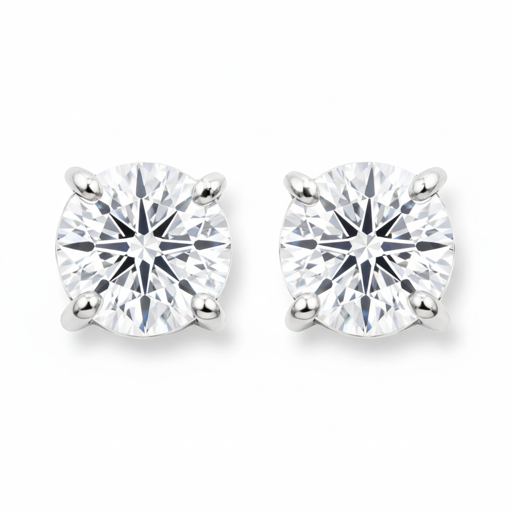 stud diamond earrings