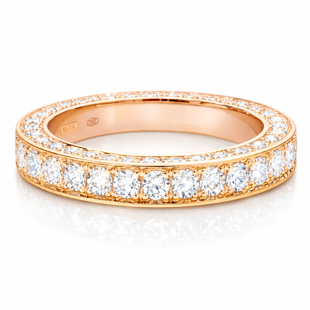 Full Coverage Eternity band rose gold