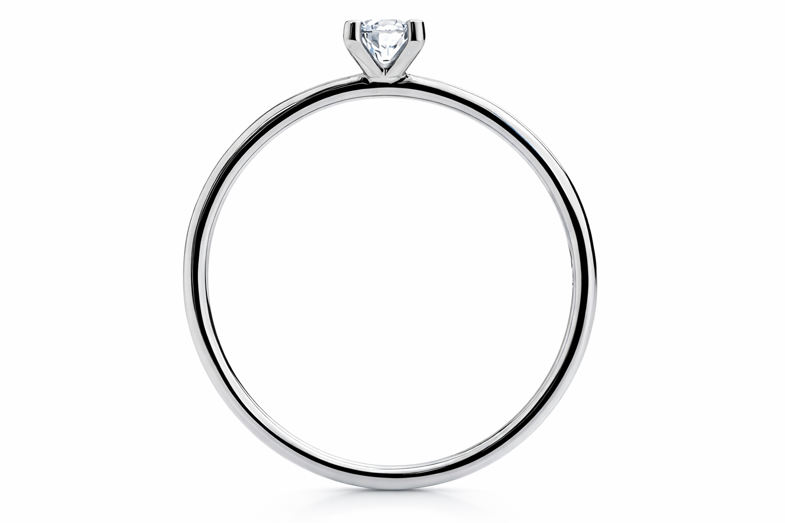 Stud Solitary Ring view2