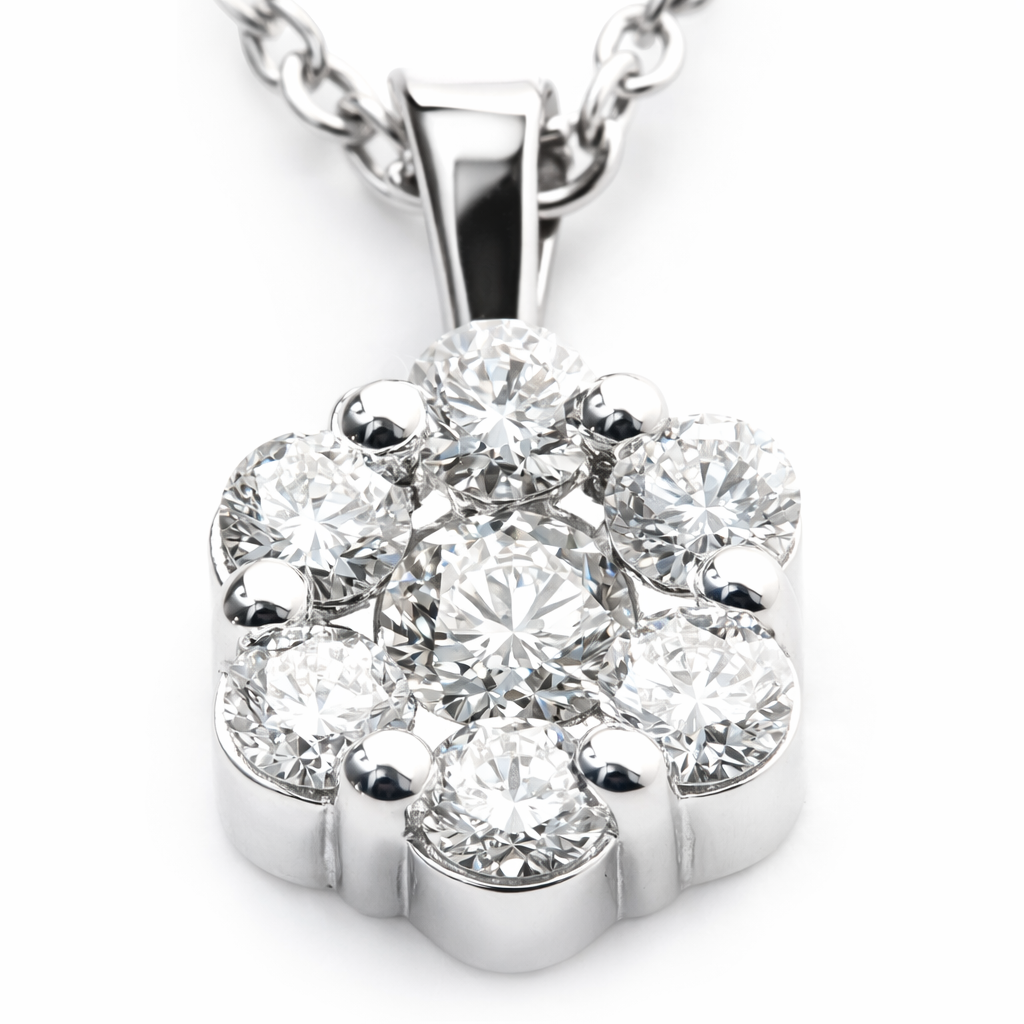 diamond Magic pendant in white gold