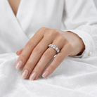 5 Stones Classic Eternity Band