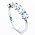 5 Stones Classic Eternity Band view 3 