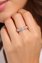 5 Stones Modern Eternity band model 