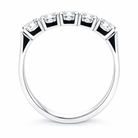 5 Stones Modern Eternity band view 3 