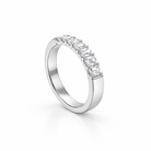 7 Emerald Cut Diamonds Design Eternity Band