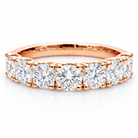 7 Stones Contemporary  Eternity band rose gold
