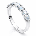 7 Stones Contemporary  Eternity band view 1