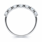 7 Stones Contemporary  Eternity band view 2