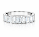 9 Emerald Cut Diamonds Design Eternity Band