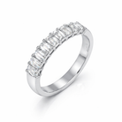 9  Emerald Cut Diamonds Classic Eternity Band