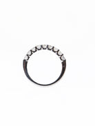 9 Emerald Cut Diamonds Design Eternity Band