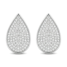 Classic Pavè Pear Earrings