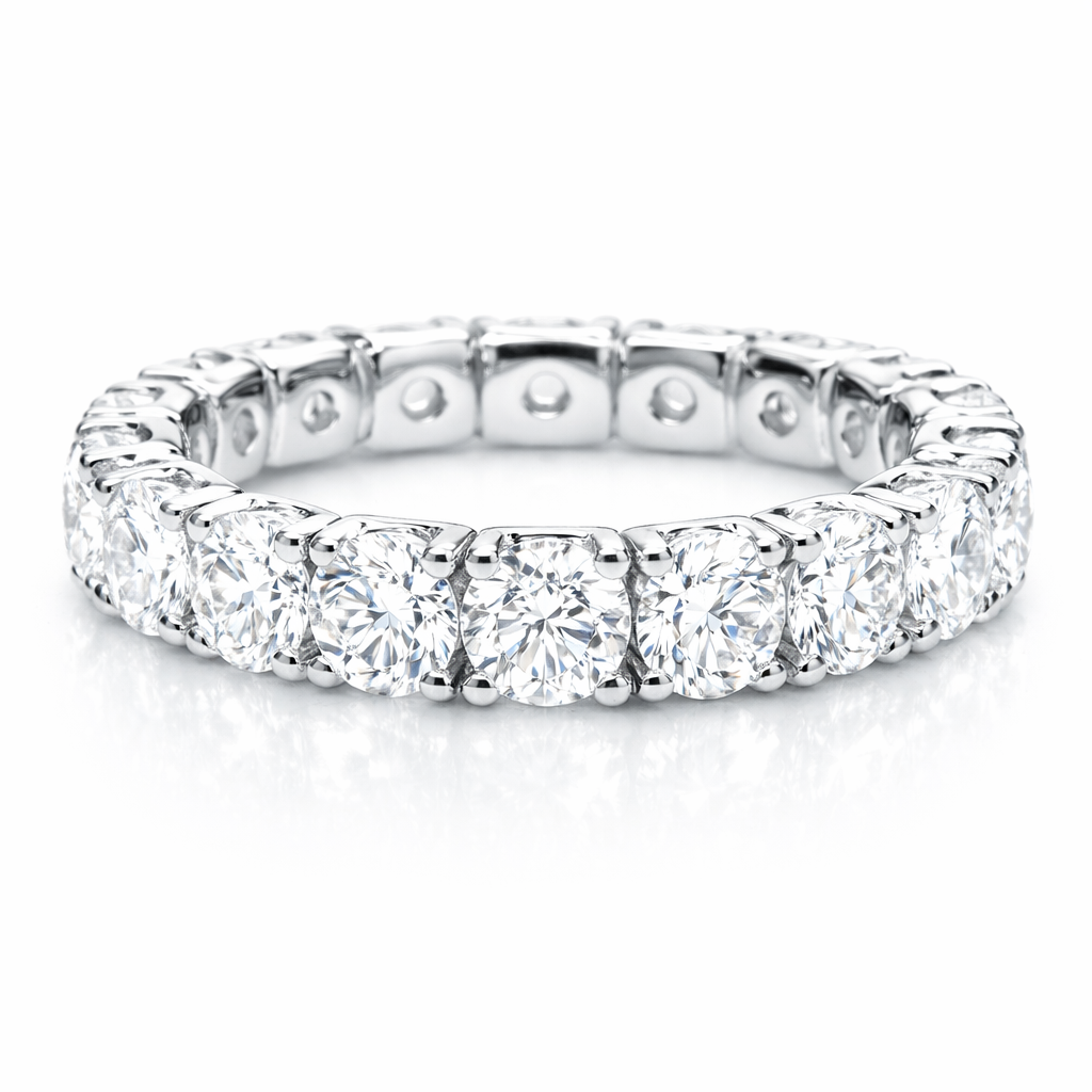 Easy Comfort  Eternity band white gold 
