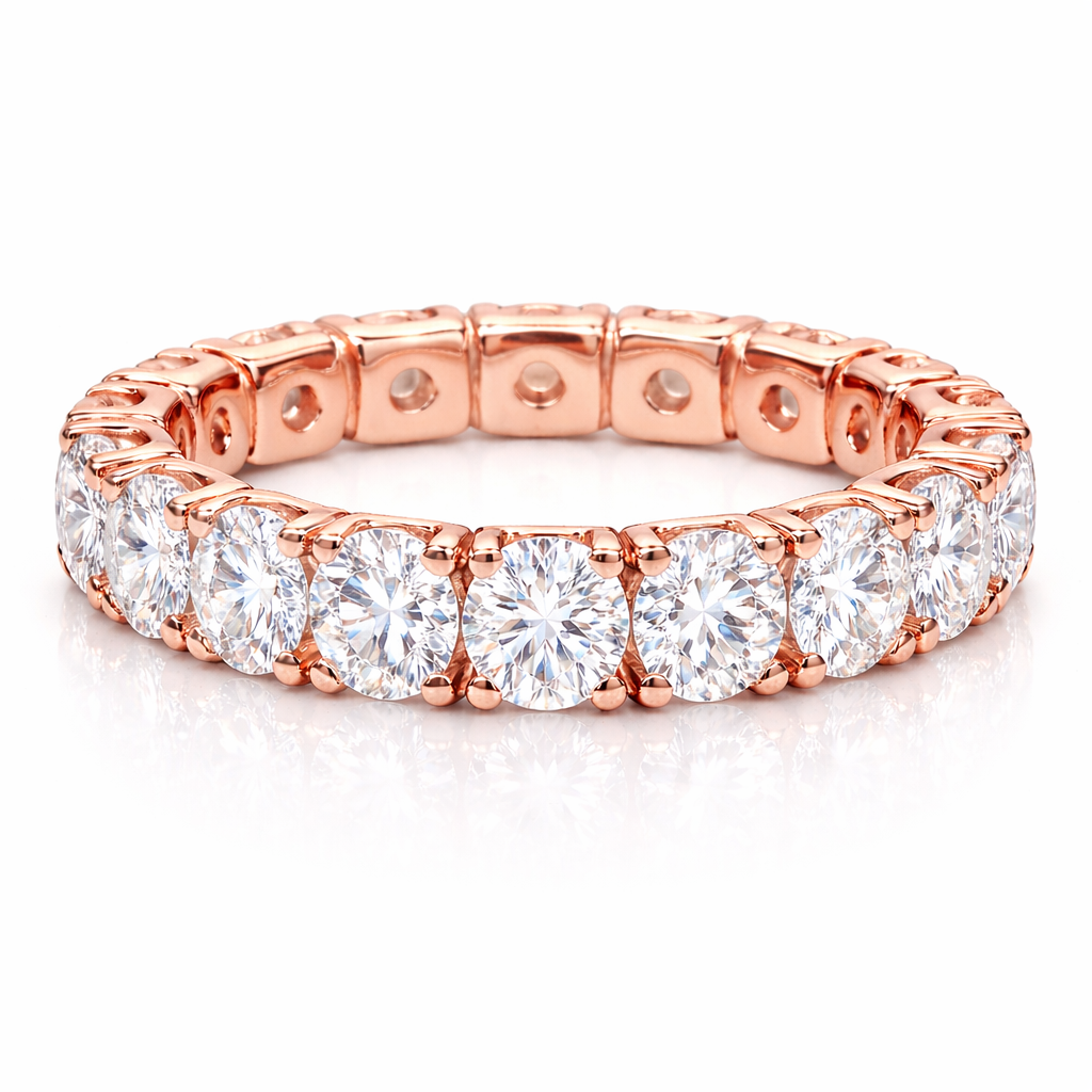 Easy Comfort  Eternity band rose gold 
