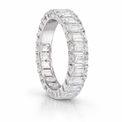 Emerald Cut diamond  Classic Eternity Ring