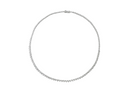 Half Heart shape diamond Necklace