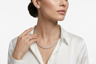 Half Heart shape diamond Necklace