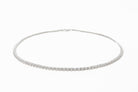 Half Heart shape diamond Necklace