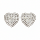 heart pave double halo waeeings in with old 