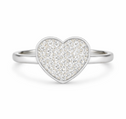 Heart Classic Pavé Ring