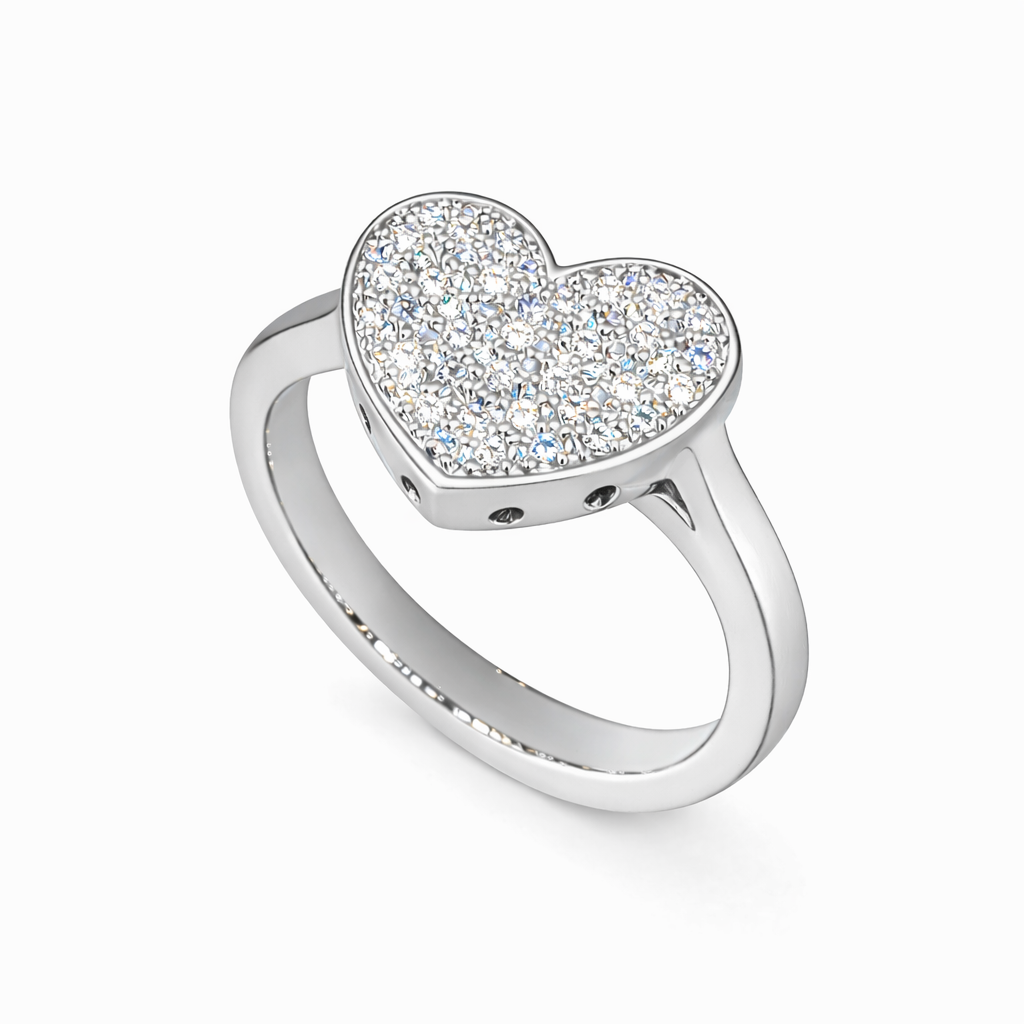  Heart Classic Pavé Ring view 2