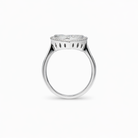 Heart Pavè Halo Ring view 3
