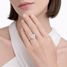 Heart Pavè Halo Ring view 4