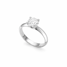 Round Four-Prong Engagement Ring view 2