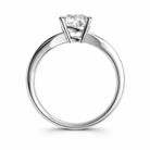 Round Four-Prong Engagement Ring view 3 