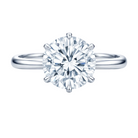 Round Six-Prong Engagement Ring