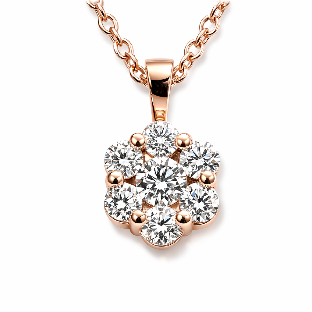 diamond Magic pendant in rose gold