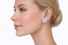 double halo diamond earrings white gold