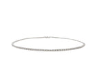 Half Heart shape diamond Necklace