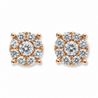 Magic Earrings in rose gold 
