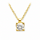 modern pendant yellow gold