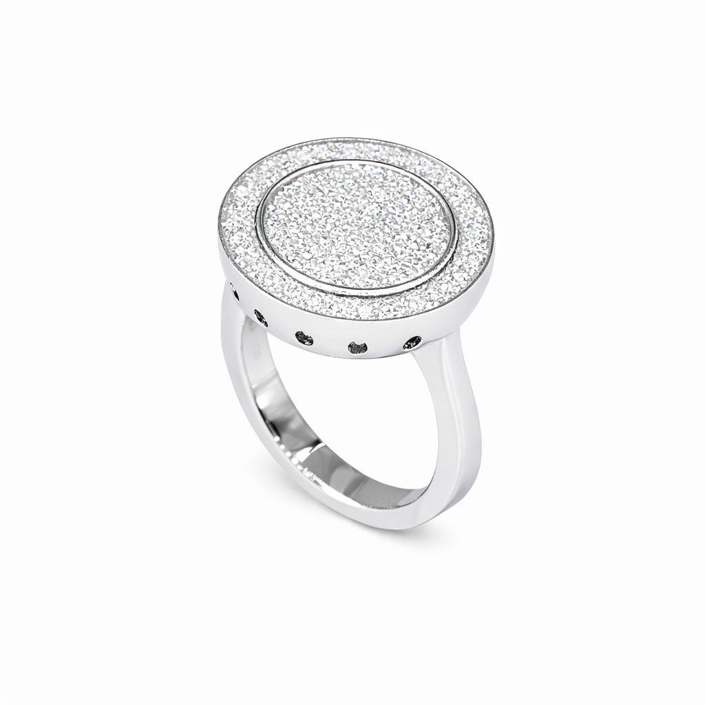 round pave halo ring view 2 